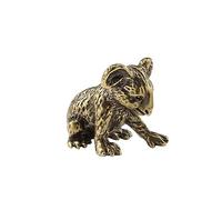 Brass Cute Australian Treasure Koala Model Miniature Figurines,Animals Koala Bear Statue Sculpture Desktop Ornament Home Bonsai Landscaping Sand Table Car Decor Accessories Study Paperweight