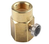 Brass Cylinder Refill Adapter TR21-4 to CGA320 Connector for SodaStream CO₂ Cylinders - Compatible with for/Canada Bulk Tanks, Home Refilling