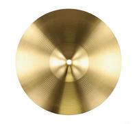 Brass Cymbal 6 Inch for splash for Drum Kit - Golden Percussion Instrument with Clear Tone for Beginners(12inch)