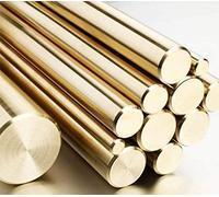 Brass CZ121 Round Bar Rod - Diameters 8mm 10mm & 12.7mm x 300mm lengths ideal for model making (8mm Dia)
