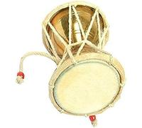 Brass Damru an Instrument of Lord Shiva, 100 and Very Rare by Make in India-SoilMade-Pick Use