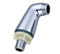 Brass Deck-Mounted Bath Filler Shower Mixer Tap Adapter, Converts Wall-Mounted Taps to Deck-Mounted Setup, Chrome-Polished Extension Legs