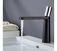 Brass Deck Mounted Bathroom Faucet Hot & Cold Mixer Modern Minimalist Wash Basin Tap Stylish Personal Touch for Home Decor