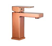 Brass Deck-Mounted Single Hole Mixer Tap - Hot & Cold Water Basin Faucet for Bathroom, Stylish A-Handle Design, Durable Sink Tapware