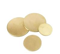Brass Disc Circle Blank Plate Diameter 10mm-250mm Brass Round Flat Sheet Thickness 0.30mm-5mm for Crafts, DIY, Electrical Repairs, Industrial Us(0.30mm (1Pc),60mm)