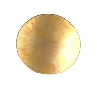 Brass Disc Round Plate Cut Material, Brass Sheet Plate Round Disc C28000 Multiple Sizes(30mm x 1mm 1pc)