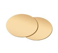 Brass Disc Round Plate Sheet 2 Pcs Copper Alloy Solid Brass Discs Thickness 0.8mm Diameter 15-300mm For Arts Crafts Building Decoration Models(0.8 * 300mm)