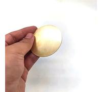 Brass Disc Round Plate Sheet, Brass C28000 Round Disc Sheet Metal Multiple Sizes(35mm x 1.5mm 1pc)