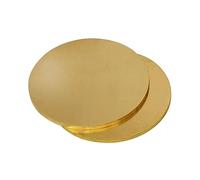 Brass Disc Round Plate Sheet, H62 Brass Disc Diameter 25-80mm Thickness 2-3mm 1Pcs(Thickness 3mm,30mm)