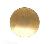 Brass Disc Round Plate Sheet, H62 Brass Disc Round Plate Sheet Multiple Sizes 1-3mm Thickness 25-100mm Diameter(2x100mm(1PCS))
