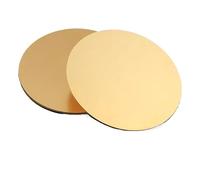 Brass Disc Round Plate Sheet, H62 Copper Alloy Solid Circle, 1.5mm Thickness, 50-80mm Diameter, 2Pcs(80mm)