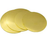 Brass Disc Round Plate Sheet,H62 Copper Alloy Solid Circle,Thickness 3Mm,55-75Mm Diameter,1Pcs(75mm)