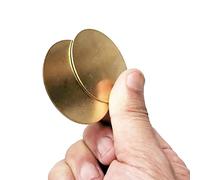 Brass Disc Sheet,10pcs H62 Brass Disc Thickness 0.5mm Round Plate Sheet DIY Model Mould Material Processing Parts Diameter 2mm -20mm(9mm)