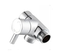 Brass Diverter Solid Metal Shower Arm Diverter Valve T-Adapter Valve Replacement