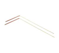 Brass Divining Rod for Dowsing and Treasure Hunting, 13.5 x 4.5 Inches, 2 Pack - Copper Metal Energy Conductor for Water, Gold, Metal Detection, Suitable for Beginners and Professionals