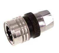Brass DN 10 Coupling For Washing Machine Socket G 3/8 inch Male Threads Double Shut-Off