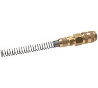 Brass DN 5 Red Air Coupling Socket 6x8 mm Union Nut Bend-Protect Rotatable