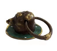 Brass Door Knocker - Cats Head
