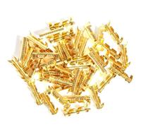 Brass Double Connector Terminals, U Shape Design, 50/100/200pcs, Reliable Performance (50)