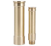 Brass Double Layer Trumpet Fountain Nozzles Pool Pond for Garden Landscape (1-inch DN25 Double-Layer Trumpet Sprayer)