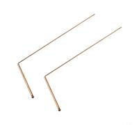Brass Dowsing Rods Kit for Water and Treasure Divination - 2 Pack with Carrying Bag, Sensitive Metal Detection Tools for Locating Buried Objects(3PCS)