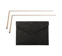 Brass Dowsing Rods Kit with Carrying Bag for Water Divining and Treasure Detection Tools for Beginners and Professionals (3PCS)