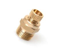Brass Drain Valve, 1/4" Male Threaded Water Drain Valve Air Compressor Part