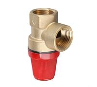 Brass Drain Valve for Combi Boiler, Diaphragm Safety Relief Valve, Wall Hung Water Heater Replacement Part for Central Heating System(3bar)