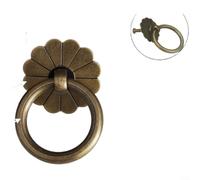 Brass Drawer Pull Single Hole Handle New Chinese Style Cabinet Hardware