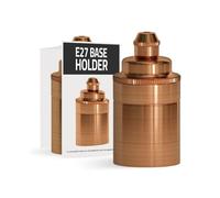 Vintage Bulb Socket Lamp Holder Industrial Edison E27 Socket for DIY Pendant Light, Wall Light (Rose Gold)
