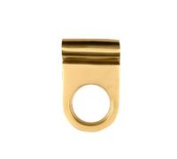 Brass Effect Metal Cylinder Pull Latch, (L)70mm