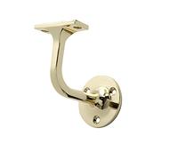 Brass Effect Wall Mounted Handrail Bracket Pack of 5