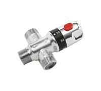 Brass Electroplated Shower Temperature Regulator Valves Erosion Resistant for Residential Commercial Pipe Networks Strong Brass Electroplated Valves