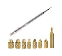 Brass Embedded Thread Insertion Set Professional Hot Melt Insets Nut 2mm-8mm Insert Soldering Iron Tip Head Enduring Insert Soldering Iron Tip Head