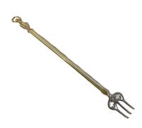 Brass Extending Fireside Toasting Fork, Extends To 72Cm, Toasting Fork For Log Burners, Toasting Fork For Open Fires