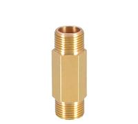 Brass External Direct Extension Pipe External Threaded 1/8" 1/4" 3/8" 1/2" BSP Male to Male Thread A