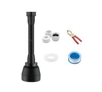 Brass Faucet Aerator 3 Sprays Pattern Pressure Boosts 360 Rotate Function Brass Splatters Guards for Kitchen Sink Adjustable Flows Faucet Replacement