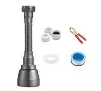 Brass Faucet Aerator 3 Sprays Pattern Pressure Boosts 360 Rotate Function Brass Splatters Guards for Kitchen Sink Adjustable Flows Faucet Replacement