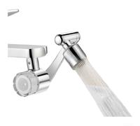 Brass Faucet Aerator with Multi Position Rotating Arm and Rust Sediment Removal Filter for Household Tap Compatibility (A)