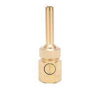 Brass Female Thread Fountain Nozzle, Adjustable Water Spray Head with Valve for Garden Pond, Landscape Fountain Sprinkler with Resistance and Leak Proof Connection (4 Points 20mm Inner Teeth 1/2)