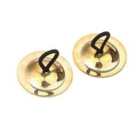 Brass Finger Cymbals, Add Nice Ching Sound, Elastic Finger Loops, Belly Dancing or Just for Fun
