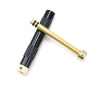 Brass Fire Piston Emergency Aluminium Alloy Fires Tube Camp Picnic Forest Survival Igniter Travel Barbecue Tools, Black