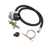 Brass Fire Valve 65mbar Low Pressure Flame Fail Brass Fire Valve(Four-Piece Set 60cm)