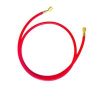 Brass Fitting AC Charging Hose 150cm / 59Inch Flexible Rubber Service Line for Vehicle Climate Control Maintenance