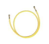 Brass Fitting AC Charging Hose 150cm / 59Inch Flexible Rubber Service Line for Vehicle Climate Control Maintenance