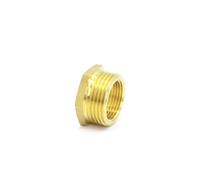 Brass Fitting BSP Reducing Hexagon Bush Bushing Male to Female Connector Fuel Water Gas Oil 1/2" 3/4" 1" 1-1/4" 1-1/2"(1 to 3I4)