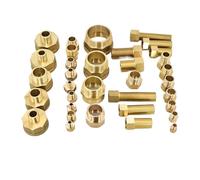 Brass Fitting F/M 1/8" 1/4" 3/8" 1/2" 3/4" BSP Female to Male Thread Brass Pipe Connectors Coupler Adapter Threaded Joint(G1-1I2-G1)