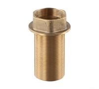 Brass Fixed Foot Screw Nut for Water Tap Extension and Pipe Connection in Kitchen Sink and Bathroom Cold Hot Water Systems (6cm)
