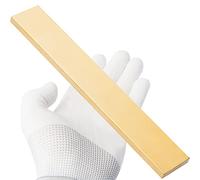 Brass Flat Bar, 1/8" x 2"x 12" C360 Brass Flat Bar Stock, Solid Plate Mill Stock