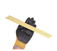 Brass Flat Bar Plate Strip Thicknesses 2mm 3.0mm 4mm 5mm 6mm 8mm Pure Copper Rectangular Solid Metal Sheet Length 500mm for Crafting Maintenance Electrical Architectural(Thickness 5mm,50x500mm)
